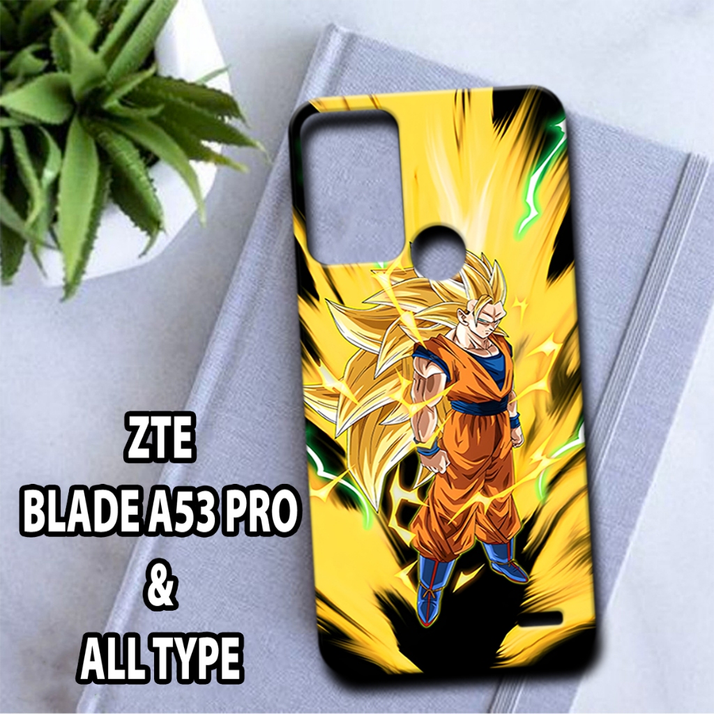 AC16/Softcase Hp ZTE BLADE A53 PRO 2024 แฟชั่นกรณีอะนิเมะ Dragon Ball กรณี Handphone Protector
