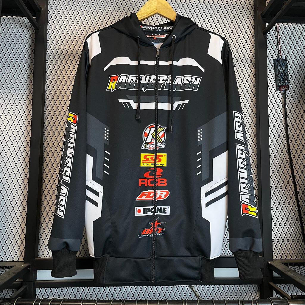 เสื้อแจ็คเก็ตรถแข่ง FLASH ใหม่ล่าสุด SUNMORI RACING JACKET