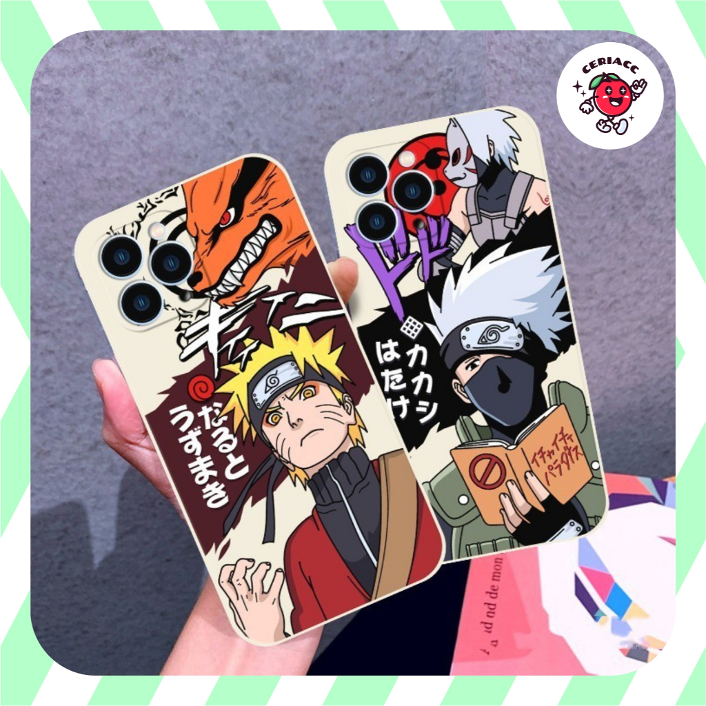 ใหม่! PRINTING LENS PROTECTOR Naruto case pocophone m5 redmi 12c m4 pro infinix note 12 f4 12i hot 8