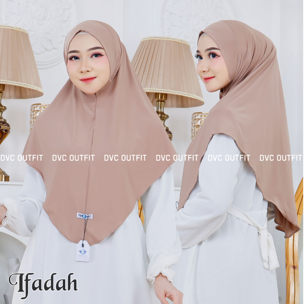 DVC - Instant Hijab Bergo Iftah Soft Pet Jersey / / Hijab Bergo Malay Penguin Premium / Urwah Al Bar