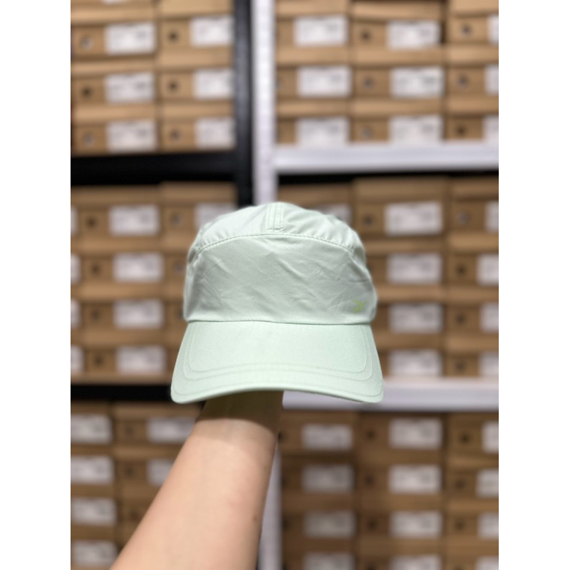 REEBOK RUNNING CAP GREEN REEBOK HAT REEWRC247GM REEBOK หมวกดั้งเดิม 100%
