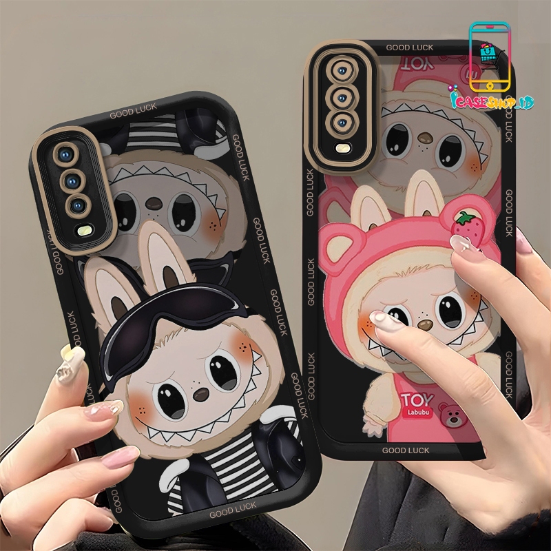 SS1010 CASING COVER LABUBU COOL COMPATIBLE สําหรับ REALME 5 5i 5S 7i 10 11 12 15 C11 C12 C15 C17 C20