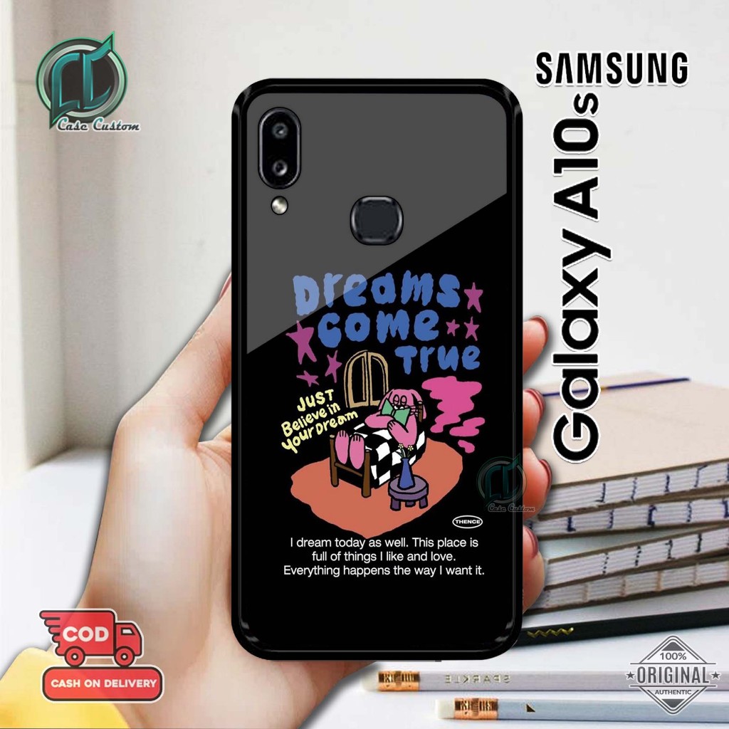 เคส Samsung A10s ล่าสุด 2D Glossy Hardcase [Dream_Come Motif] เคส Samsung A10s Hardcase Softcase Glo