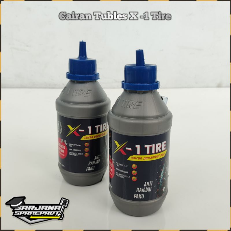 Tubles Tubelesss X-1-Tire Anti-Leak Tyre Patch Liquid 350ml