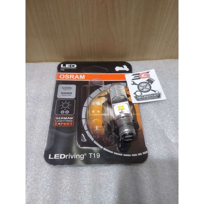OSRAM T19 ไฟ LED สีขาวสําหรับ AUTOMATIC/MOTORCYCLES ทั้งหมด