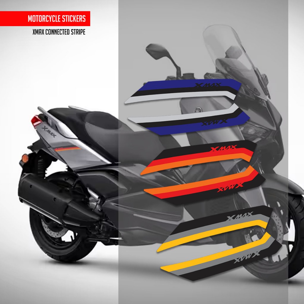 สติ๊กเกอร์แถบเชื่อมต่อ Yamaha XMAX 250 แบบกําหนดเอง