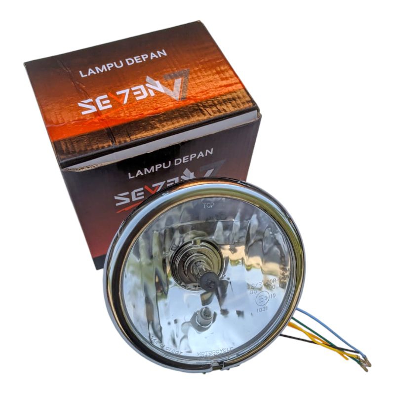 Peek Jute 5.75 นิ้ว Chrome Original SEVEN Pnp รถจักรยานยนต์ CB GL PRO MAX 100 MP TIGER RX KING