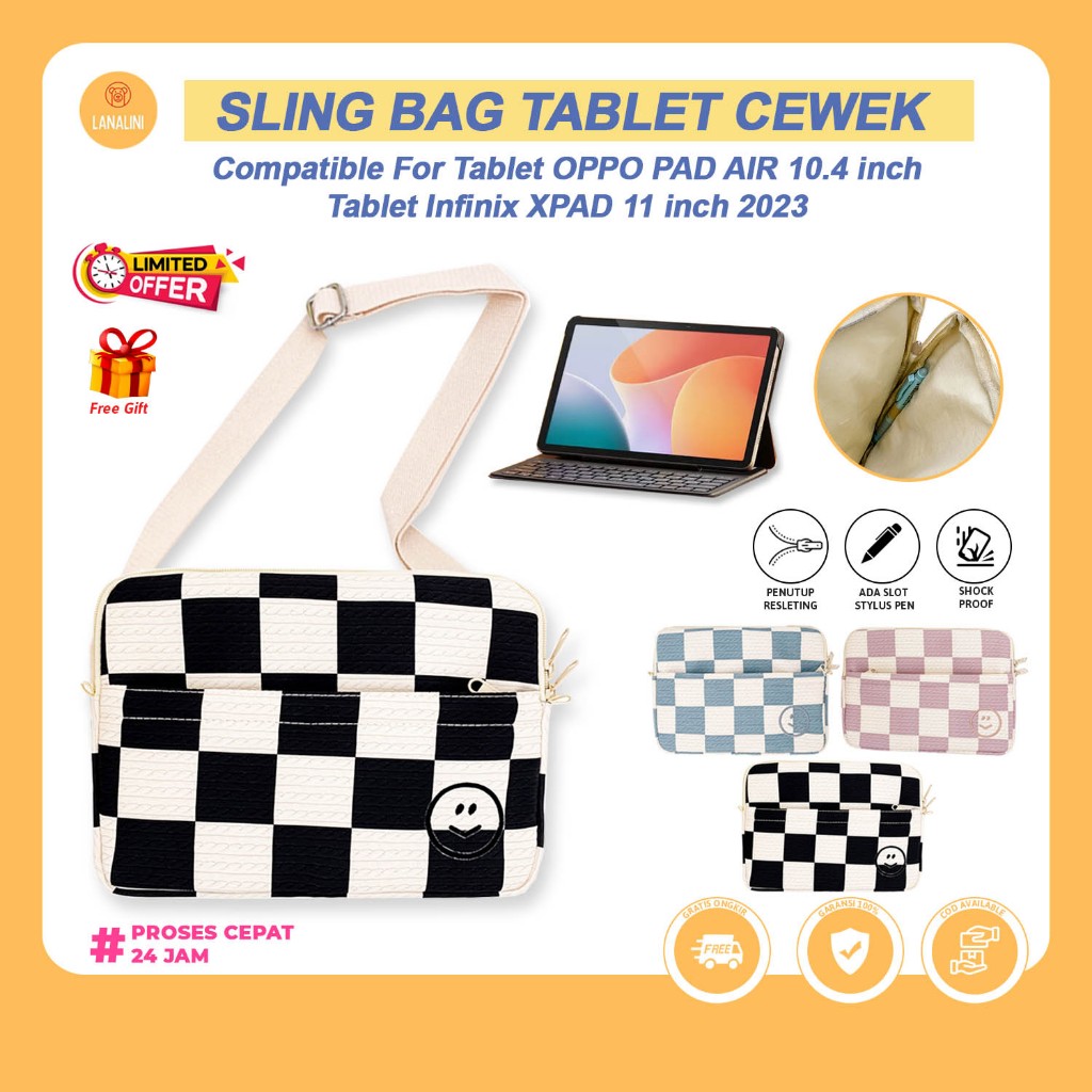 UNGU Infinix X Pad XPad 20 30e 11 "Tab แท็บเล็ต 11 นิ้ว 2024 สายคล้องแขนสลิงกระเป๋า Soft Case กระเป๋
