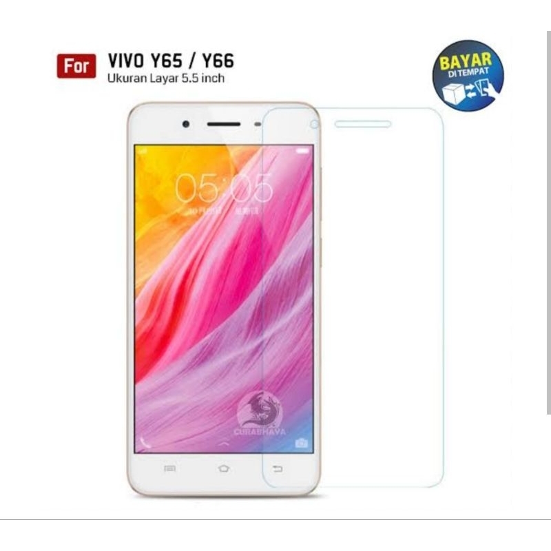 กระจกนิรภัยใส VIVO Y65 VIVO Y66