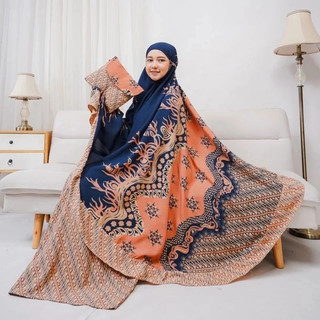 Mukena Batik Dewasa Bahan Katun Rayon Adem Lembut