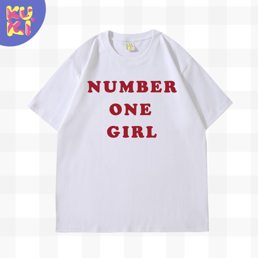 KATUN KUKI KAOS TSHIRT Unisex NUMBER ONE GIRL (ROSÉS ALBUM) / ผ้าฝ้ายหวี 24 วินาที / แขนสั้น