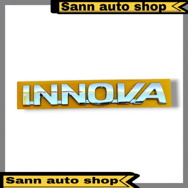 สัญลักษณ์โลโก้ด้านหลัง INNOVA Reborn INNOVA ดั้งเดิม