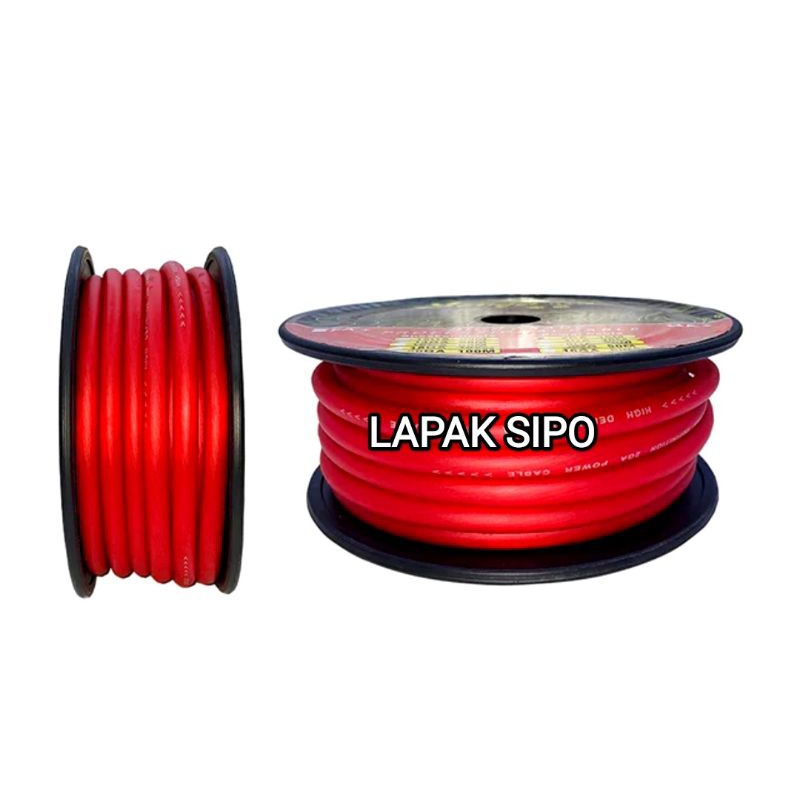 สายแบตเตอรี่ - สายซ็อกเก็ต - สายไฟ - สายกราวด์ - สายกราวด์ - 4 AWG OFC PURE COPPER