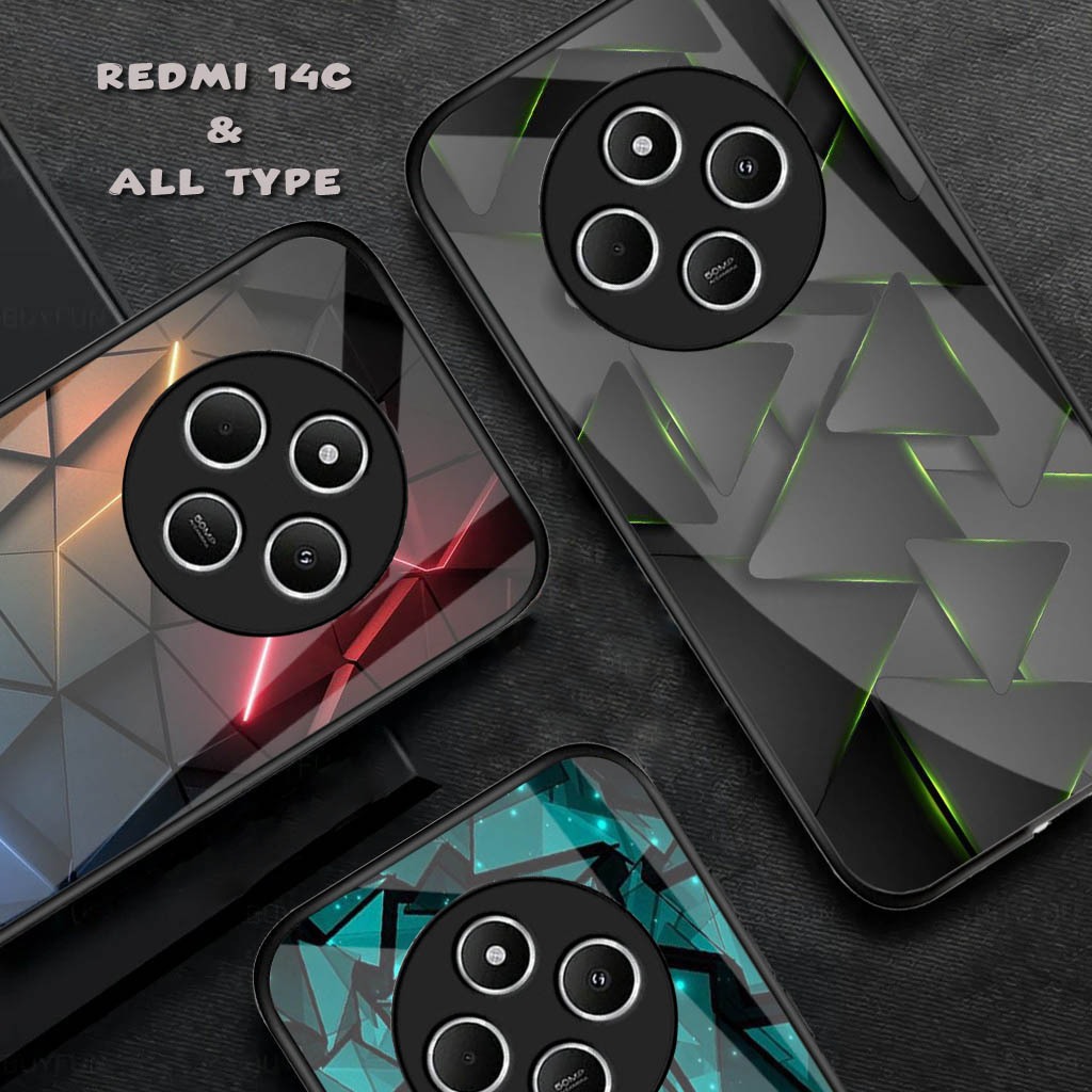 HP เคสโทรศัพท์ซิลิโคนเคลือบเงาสําหรับ - Redmi 14C - เคส Redmi 14C ล่าสุด - เคสโทรศัพท์ Redmi 14C - เ