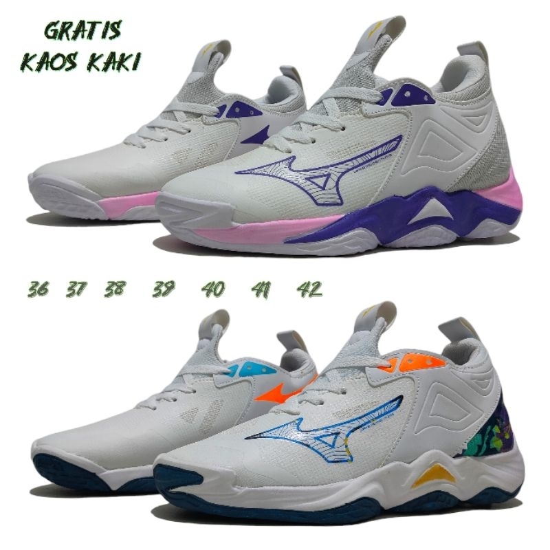 รองเท้า Mizuno Wave Momentum 3 Low - รองเท้ากีฬาผู้ชายผู้หญิงล่าสุด - รองเท้าวอลเลย์บอล