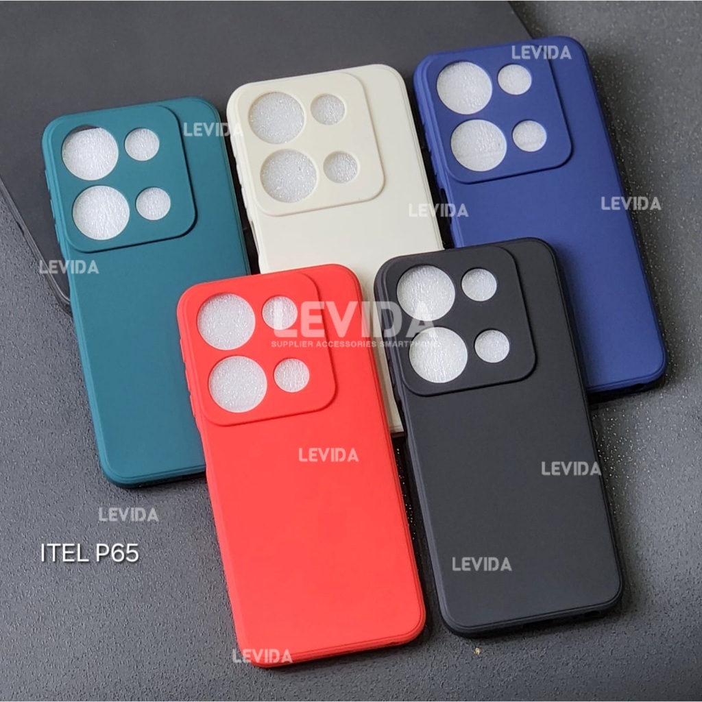 Itel P65 Softcase Macaron Square / Case Square Edge Case Itel P65