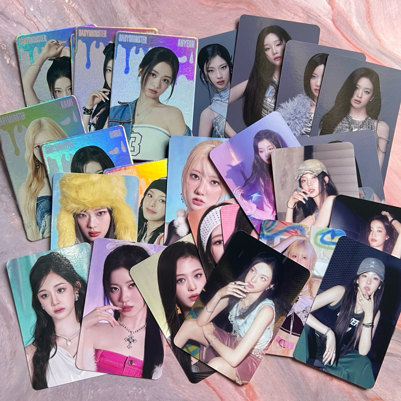 อย่างเป็นทางการ TRANDING โฟโต้การ์ด BABYMONSTER BABY MONSTER RUKA CONCEPT DRIP PTARITA ASA AHYEON RAMI RORA CHIQUITA