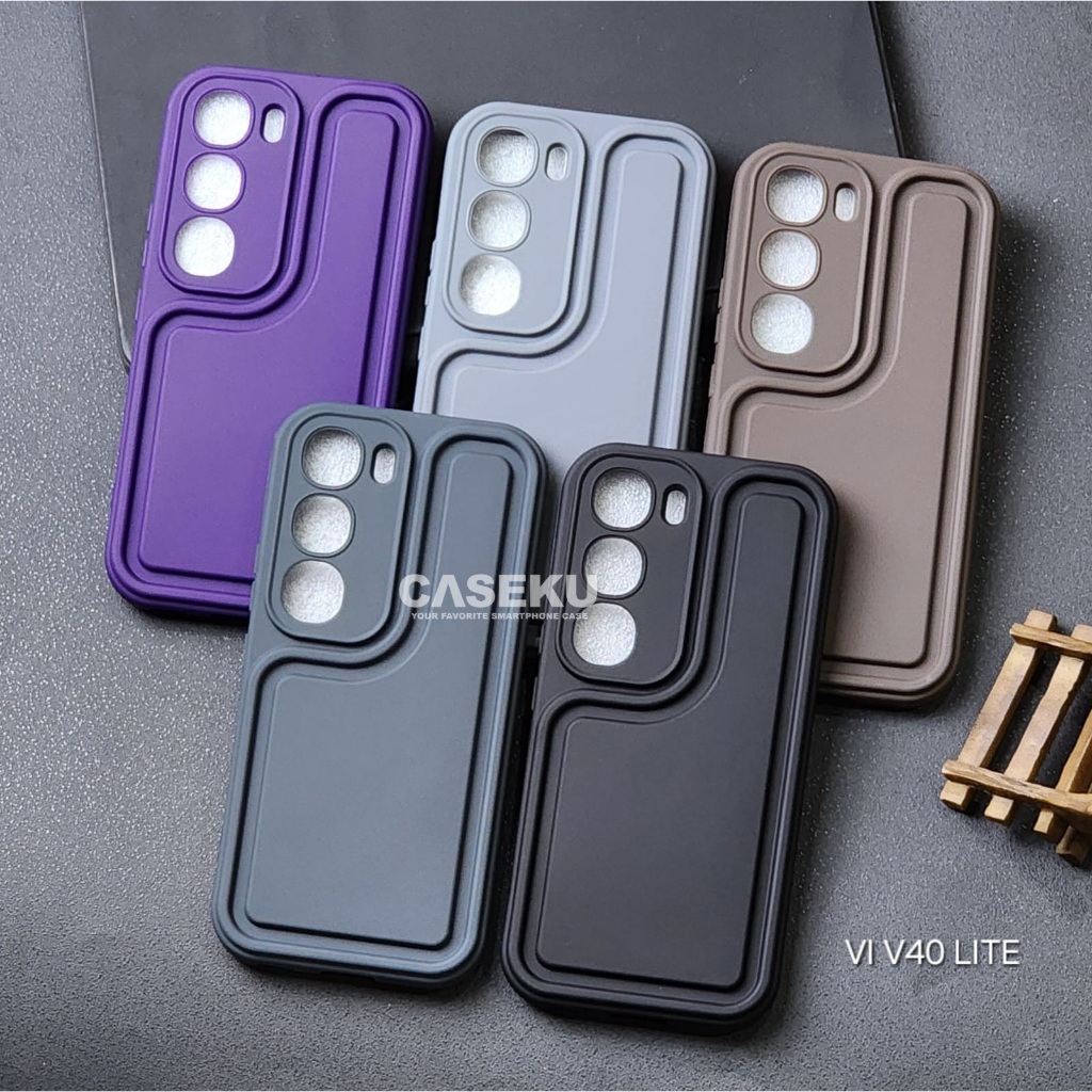 Vivo V40 Lite Case Macaron Case Circuit Protect Camera Motif Case Vivo V40 Lite