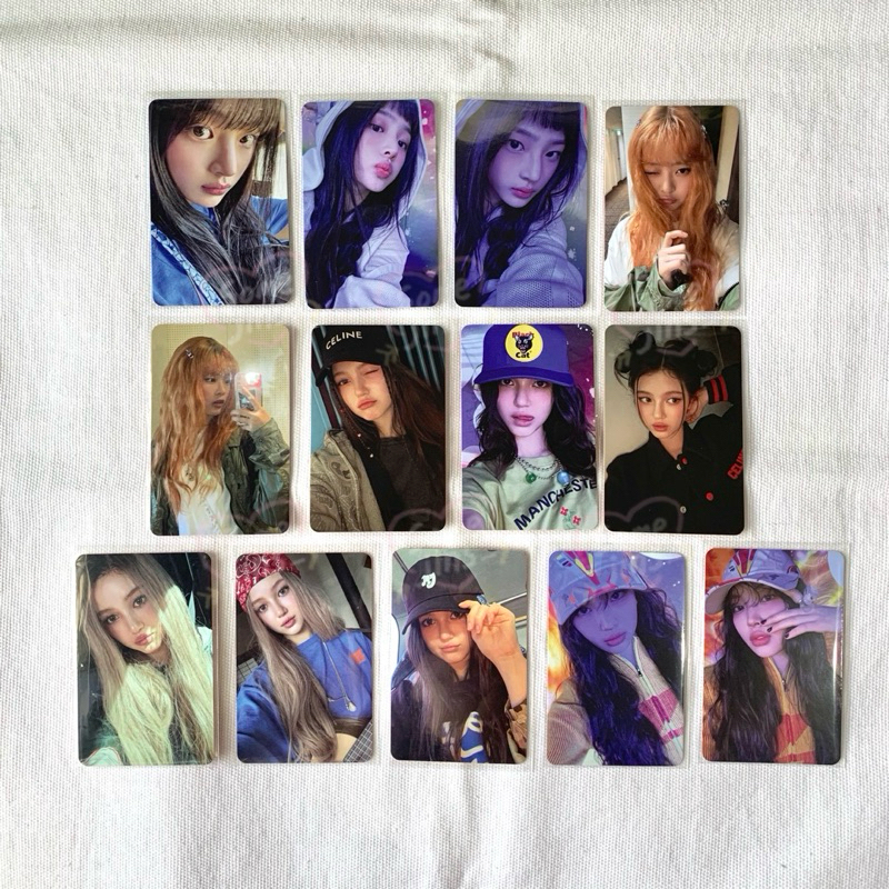 NJZ natural weverse ver pc miji nanni danielle haerin hyein กางเกงยีนส์ใหม่ญี่ปุ่น jp vv photocard x