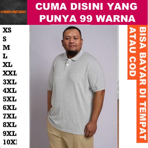 99 สี CAPYBARA Pollo เสื้อชายหญิงเสื้อโปโลหญิงธรรมดาคอปก Unisex แขนสั้นจัมโบ้ขนาดใหญ่ DARK LIGHT GRE