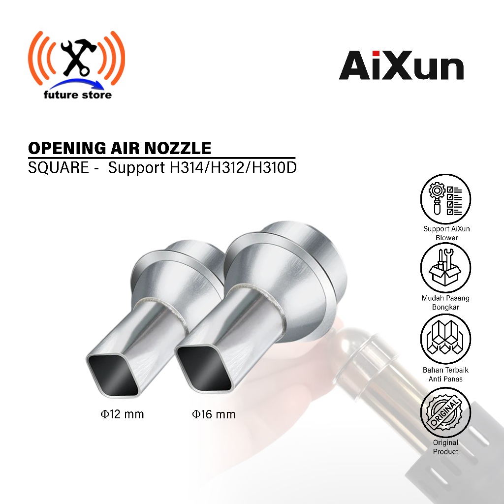 MATA Aixun Square - เปิดหัวฉีดอากาศสําหรับ CPU Original Blower Bit - Aixun H314 H312 H310D Blower Bi