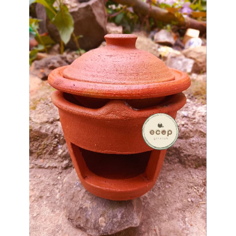 Cikan surabi plus เตาดินเผาแท้ คุณภาพสูง เครื่องปั้นดินเผาดินเผาแท้