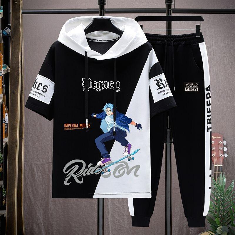 ชุดเสื้อแขนสั้นและกางเกงขายาวเด็กรุ่นล่าสุด Asgard777 - Argari Set