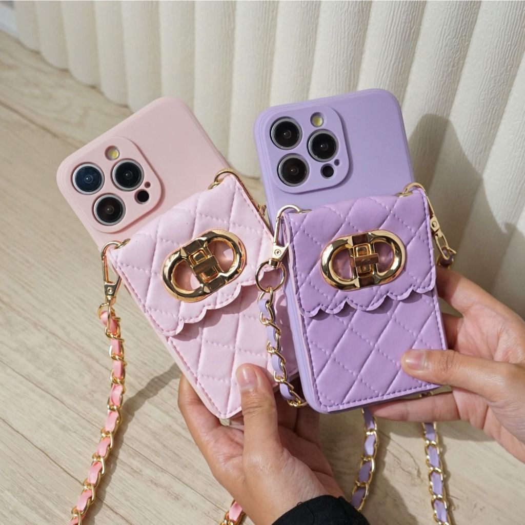 Slingcase กระเป๋าสตางค์กระเป๋า + โซ่ Realme C11 2020 C15/C12 C2/A1K C20/C11 2021 C21 C21Y/C25Y C30 C