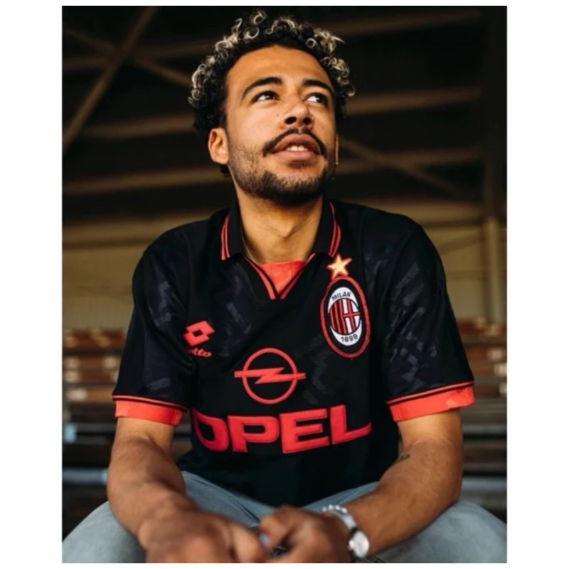 Ac Milan third black 96/97 classic blockcore retro Jersey