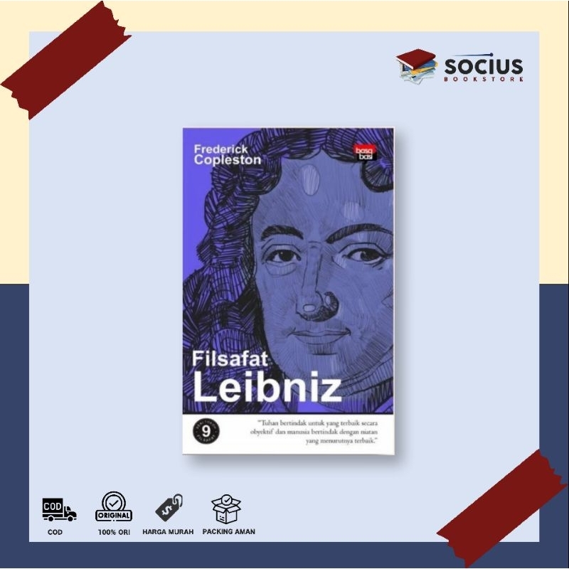 PHILOSOPHY BOOK [ORIGINAL] PHILOSOPHY LEIBNIS - FREDERICK COUPLESTON - BASIL - SOCIUS BOOKSTORE