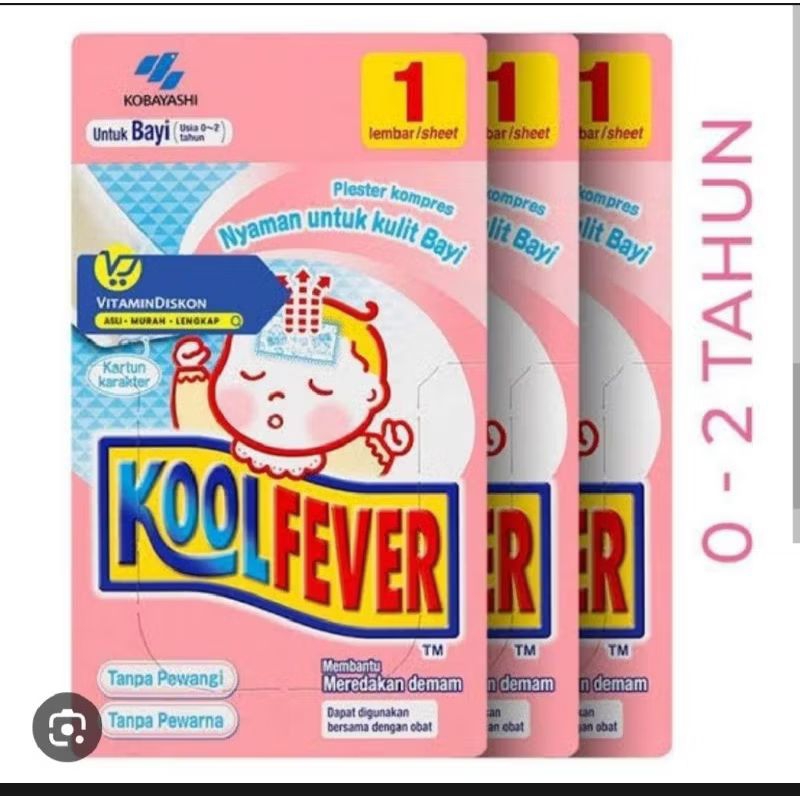KSTUFF325 KOOL FEVER BABY / BABY FEVER PLASTER / BABY FEVER REDUCE
