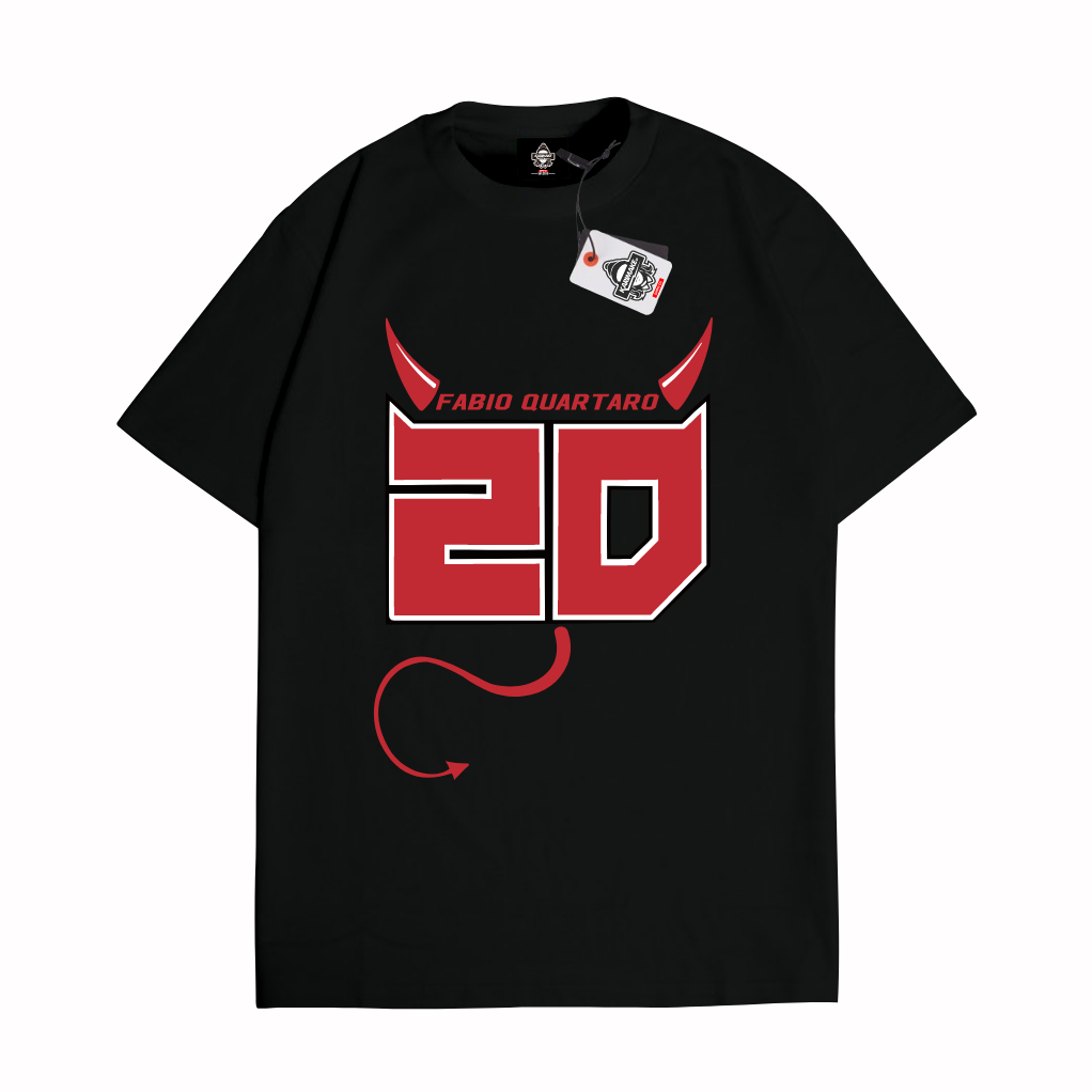 KARIMAKE เสื้อยืด Distro ภาพ Unisex Motogp FABIO QUARTARARO EL DIABLO