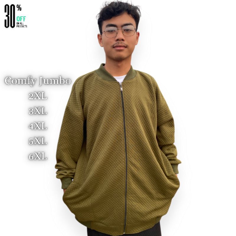 Comfy เสื้อแจ็คเก็ตจัมโบ้สําหรับผู้ชายและผู้หญิง 2XL-3XL-4XL-5XL-6XL