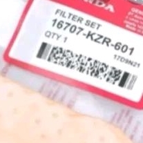 Vario 125 กรองน้ํามันเก่า/16707-kzr-601/honda