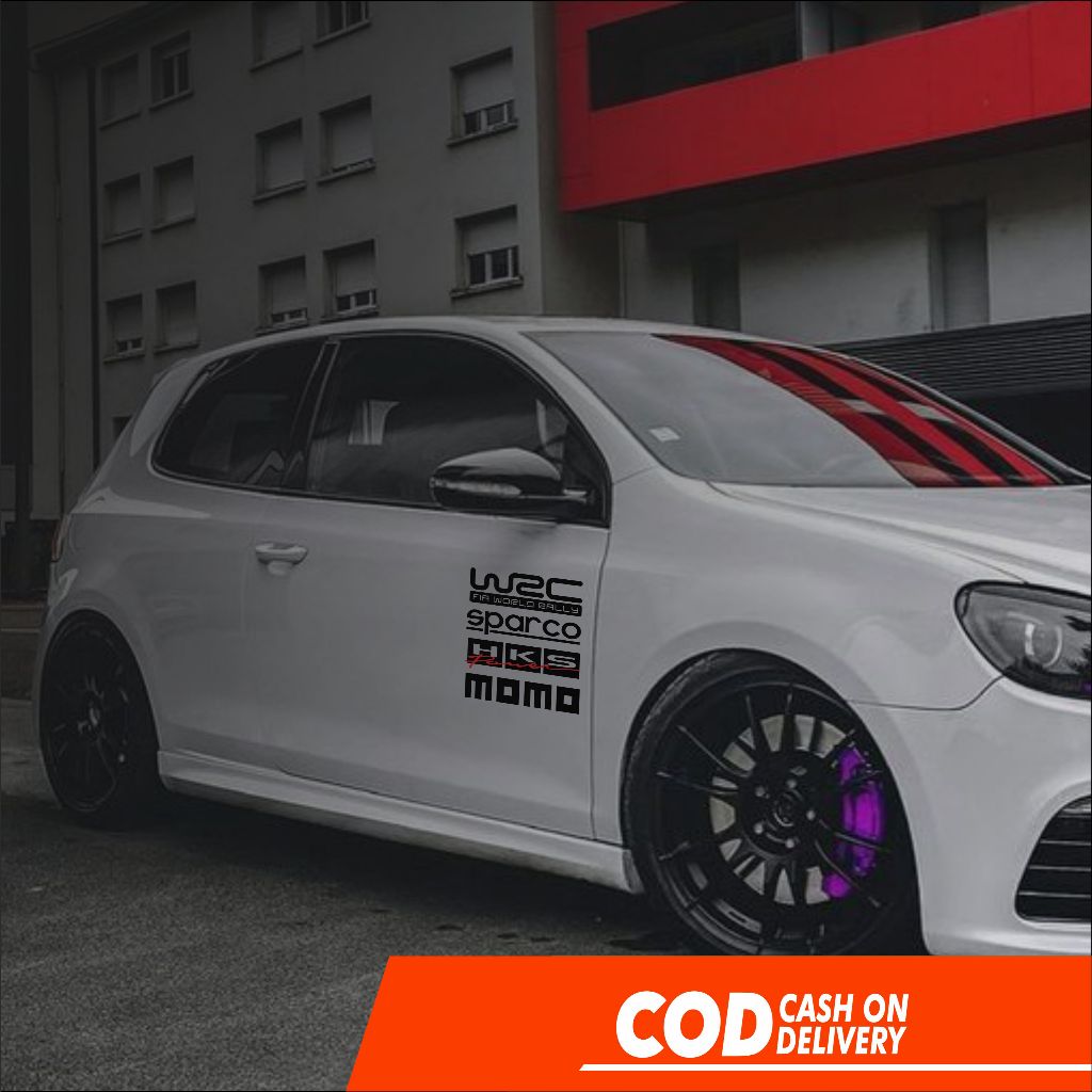 สติ๊กเกอร์ติดรถ ชุด racing wrc momo hks ฯลฯ