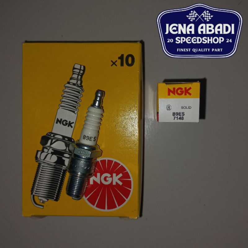 NGK B9ES NINJA 150 R SS RR NEW ZX 150 SPARK PLUG (แท้)