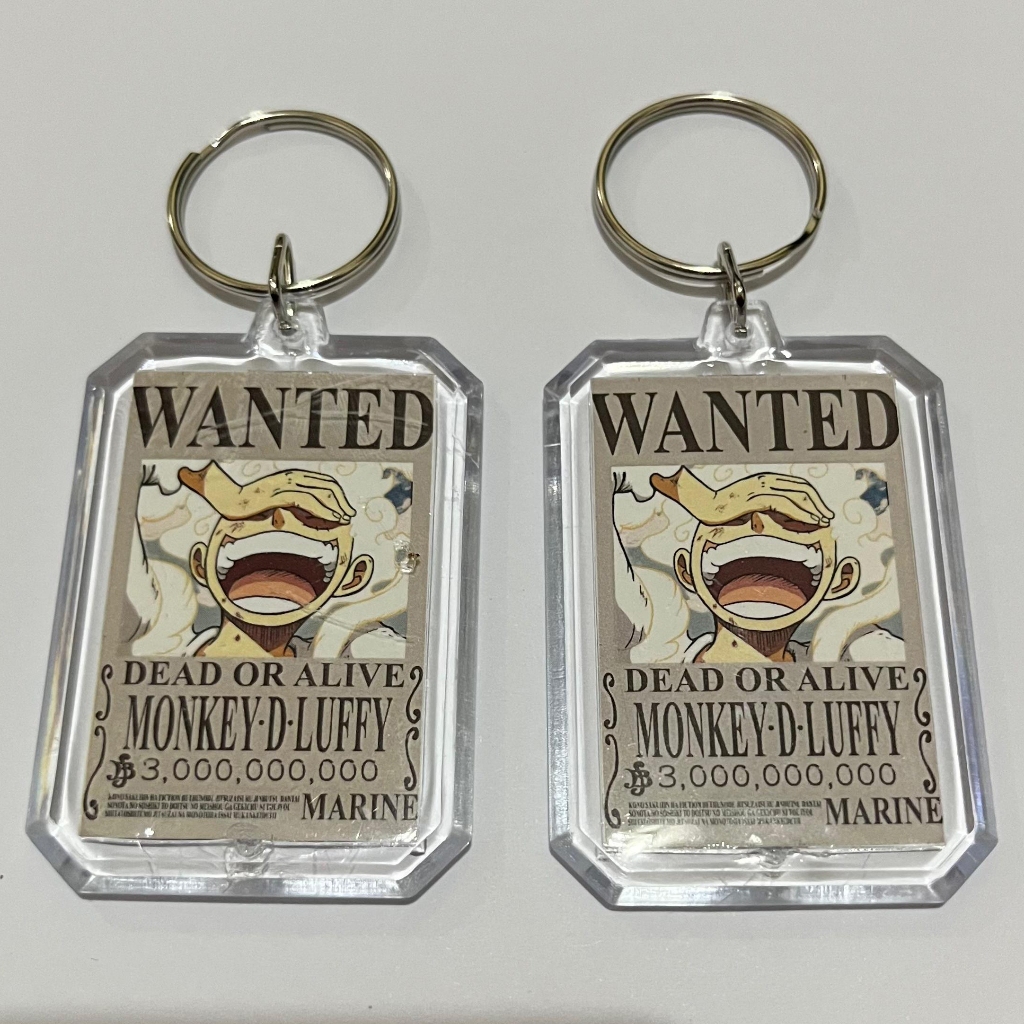 GUNDAN HOLOGRAM ACRYLIC KEYCHAIN ONE PIECE BOUNTY KEYCHAIN WIBU ACRYLIC พวงกุญแจ UNOFFICIAL NAMI LUF