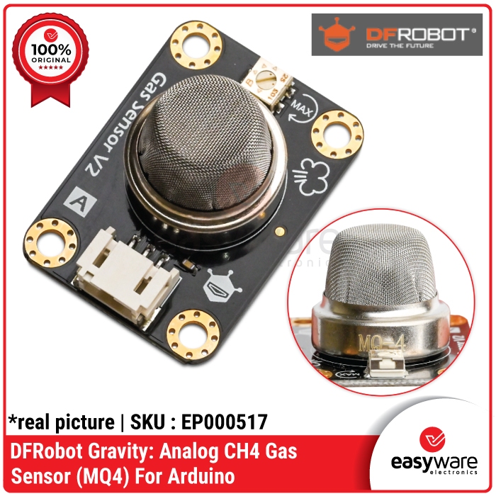 DFRobot MQ-4 เซ็นเซอร์แก๊สอะนาล็อก MQ4 สําหรับ Arduino