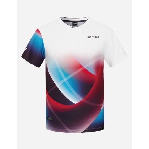 Putih HITAM เสื้อแบดมินตัน YY 243TS019M เสื้อยืดแบดมินตัน/น้ําเงิน/ขาว/ดํา/ชุดคลับ/ชื่อ PB/เสื้อยืดกีฬา/สโมสรแบดมินตัน/กีฬาผู้ชาย/โลโก้สปอนเซอร์ที่กําหนดเอง/กีฬาแห่งชาติ/กีฬา/กีฬา/ ทีม / เทนนิส / เทเบิลเทนนิส / วอลเลย์บอล / ดรฟิต