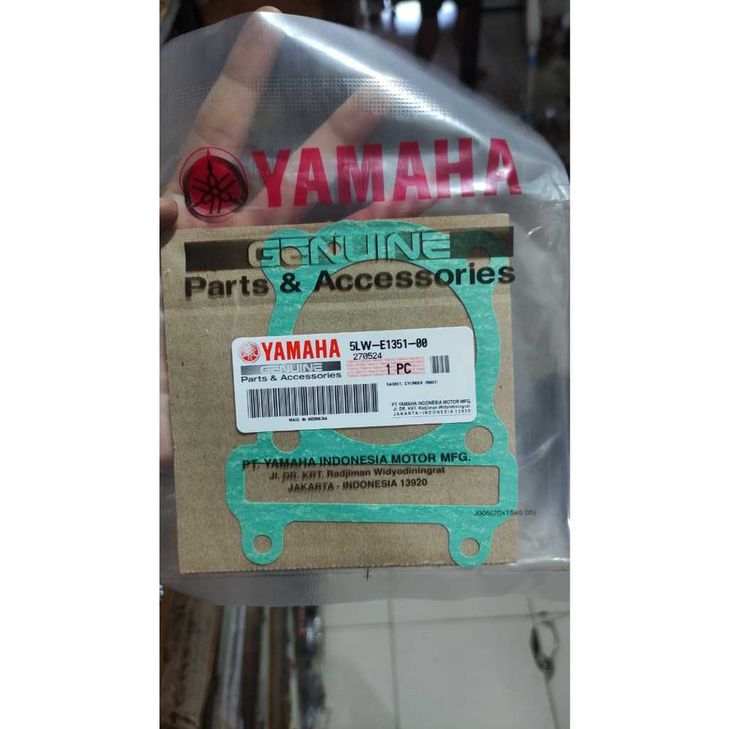 GASKET / GASKET BLOCK YAMAHA MIO / 5LW-E1351-00 ต้นฉบับ YGP