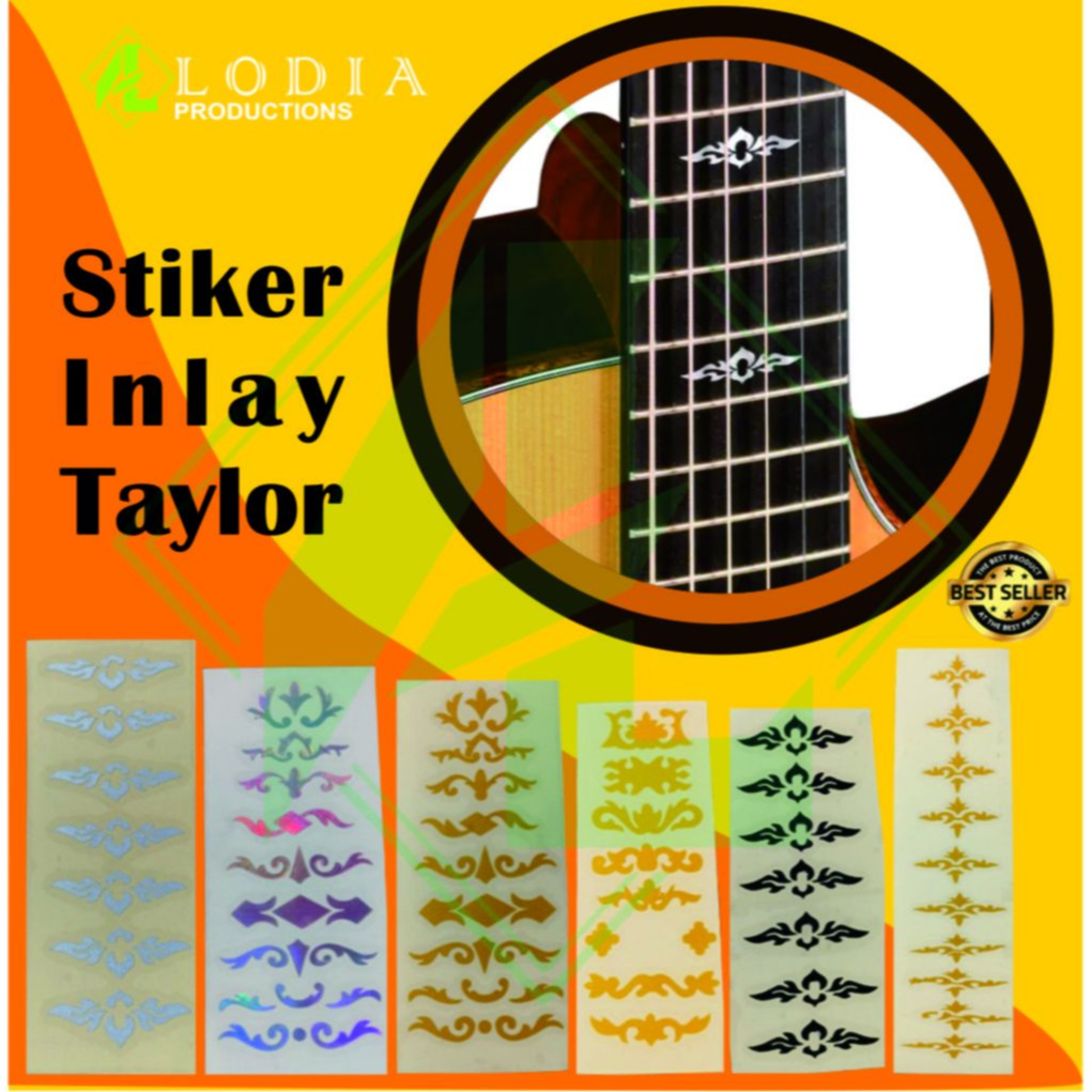 สติ๊กเกอร์ COOL GUITAR FINGERBOARDS || สติ๊กเกอร์ไฟร์บอร์ด AOCOUSTIC GUITAR || TAYLOR ACOUSTIC GUITA