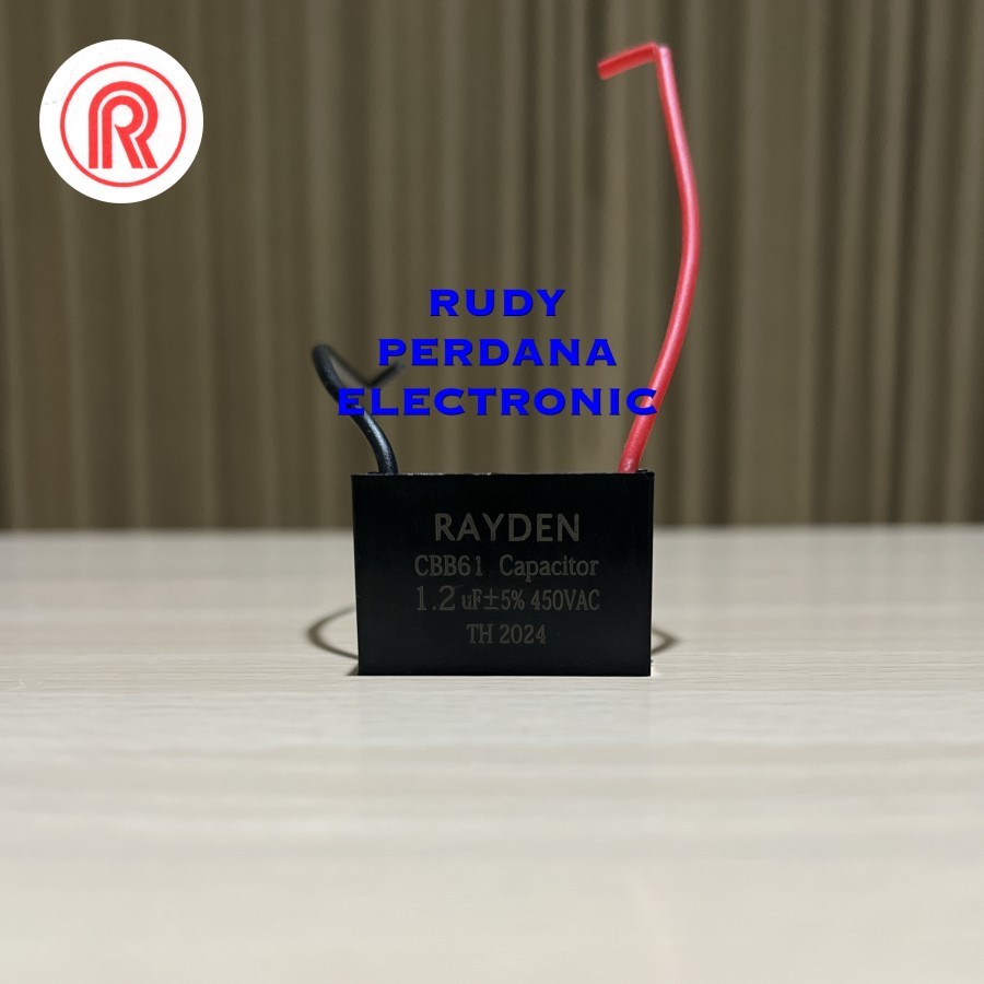 ปั๊มน้ํา FAN BOX CAPACITOR 1.2UF 450V 1.2 UF 450 VOLT CBB61 RAYDEN