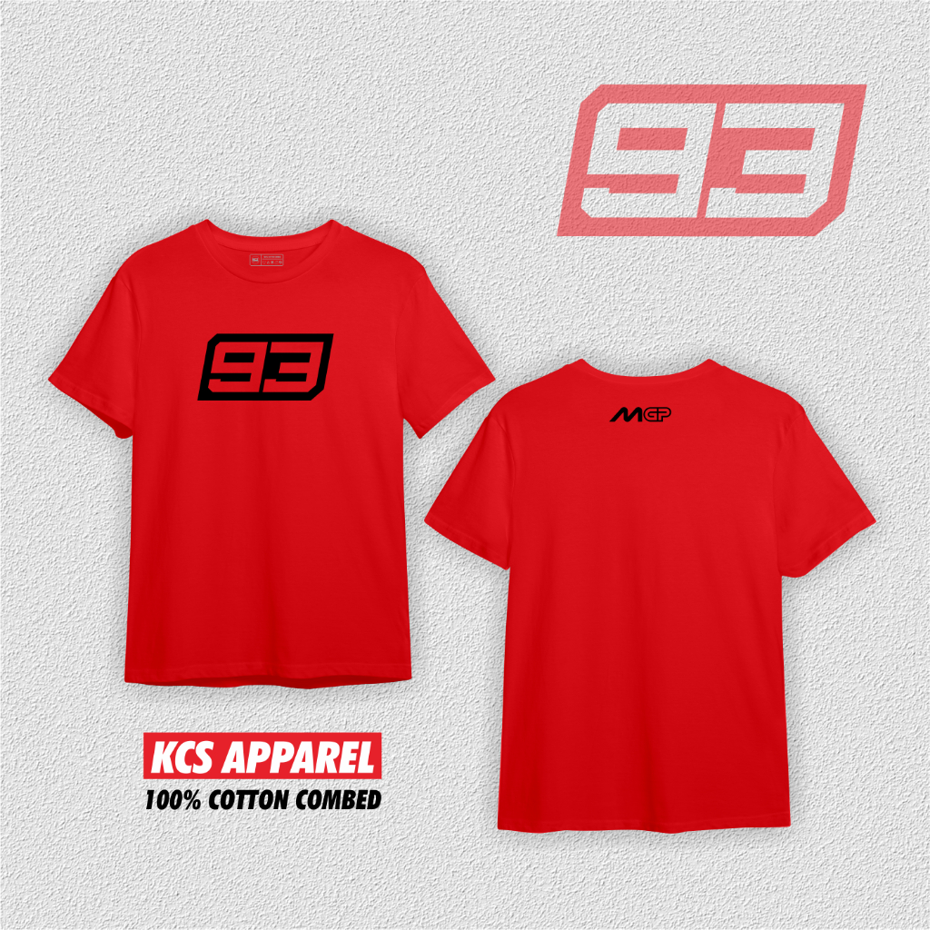 เสื้อยืดวงจร Marc marquez 93 mm93 mandalika motogp