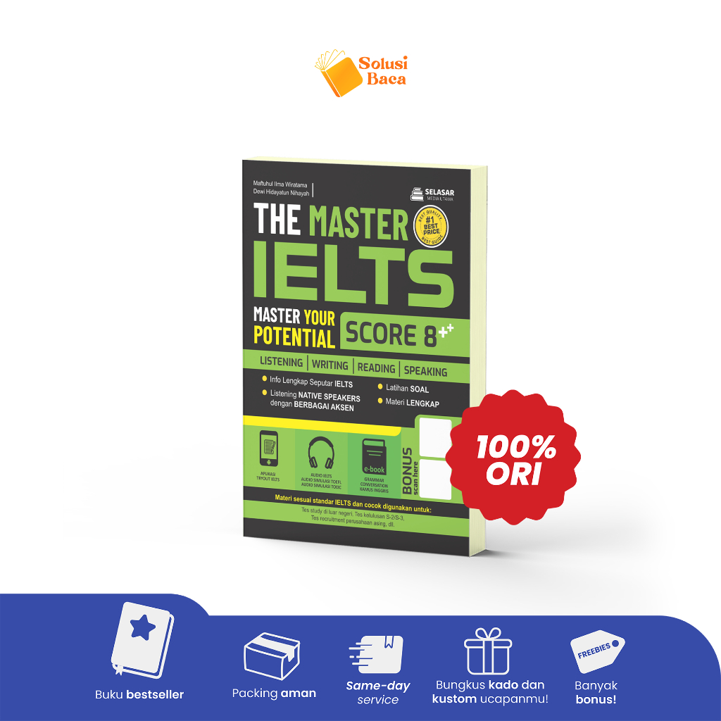 หนังสือ Master IELTS Score 8++ | เป้าหมายสื่อหลัก