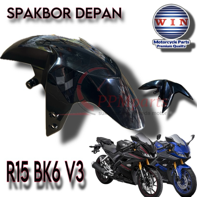 FRONT FENDER R15, R-15 NEW, VVA, V3, V4 BLACK GP (BK6) ORIGINAL WIN