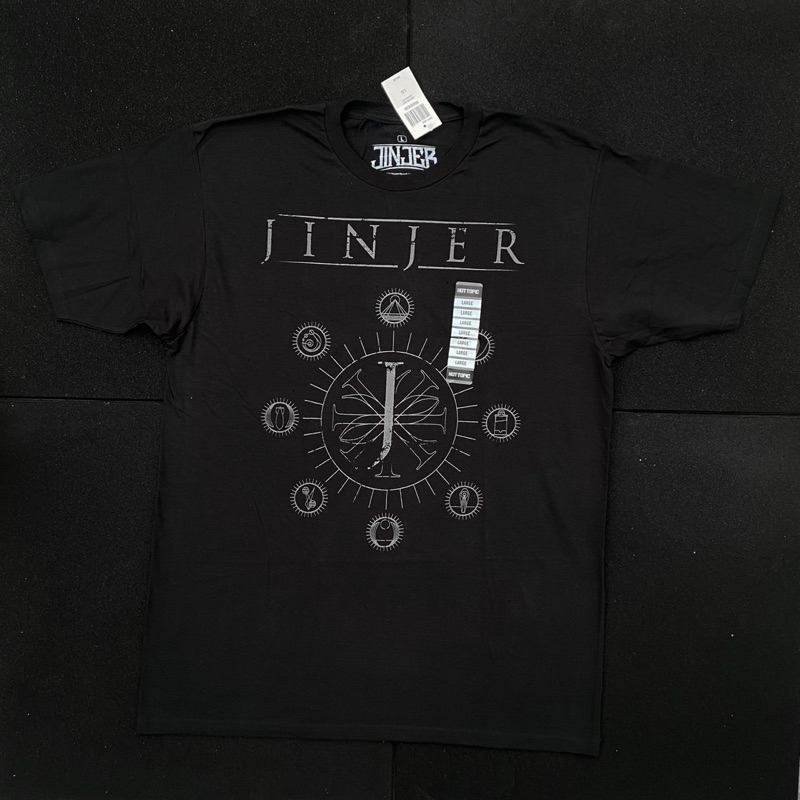 Jinjer เสื้อยืดวงสําหรับผู้ชายและผู้หญิง - Geometry Original Official