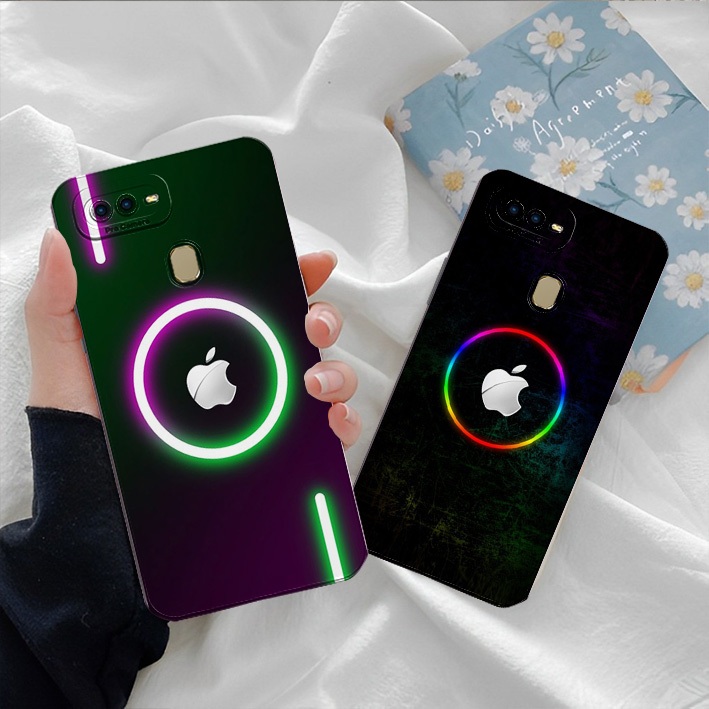 OPPO A5s/A7/A12/A11K/F9/REALME 2 PRO/A3S/A1K/REALME C2 Cool iphonee Logo Motif - เคสน่ารัก - เคสอินเ