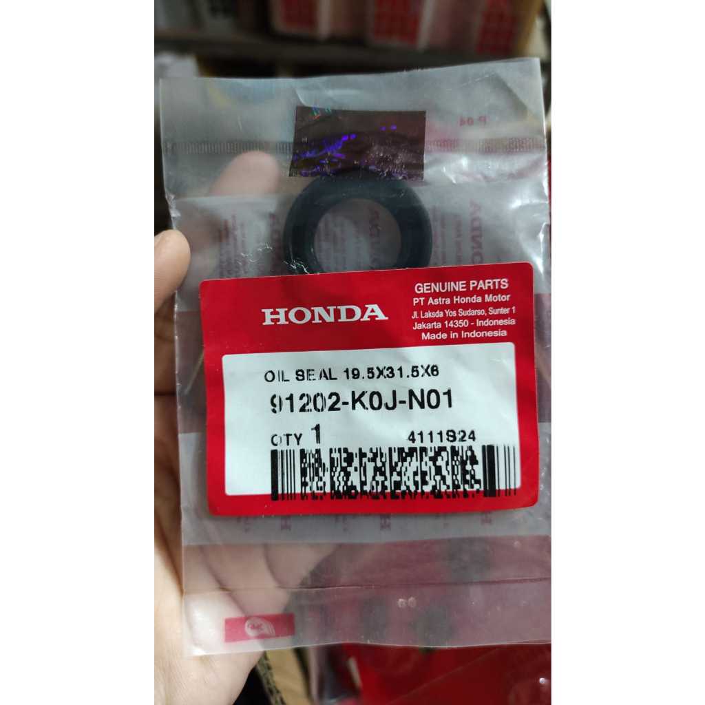 ซีลน้ํามันเกียร์ 19.5X31.5X6 – Honda BeAT K1A / 91202-K0J-N01 ORIGINAL AM