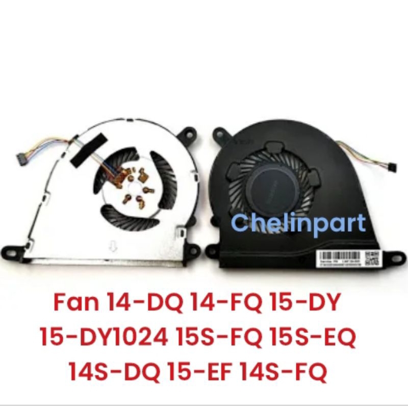 พัดลม Pavilion 14-DQ 14-FQ 15-DY1024 15S-FQ 15S-EQ 14S-DQ 15-EF 14S-FQ