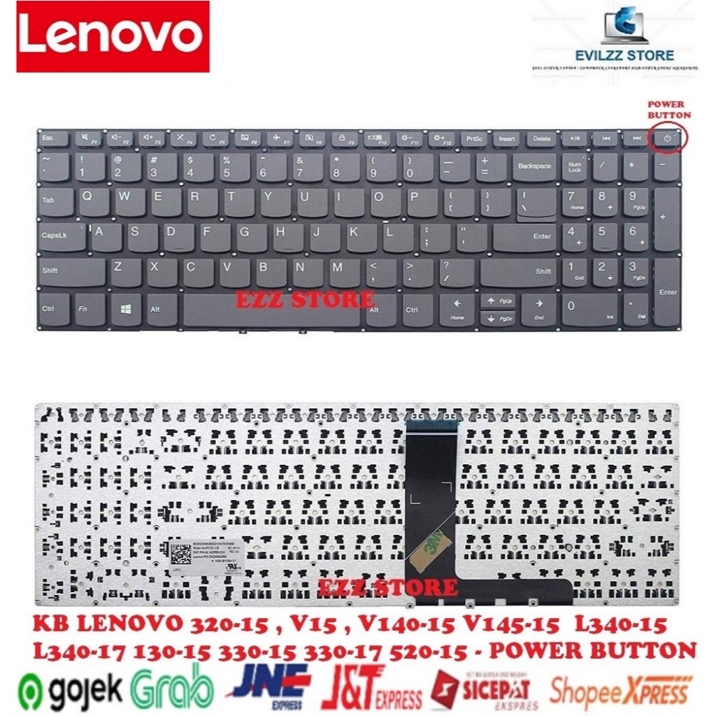 คีย์บอร์ด TOMBOL LENOV L340 15 L340-15 L340-15IWL API IRH L340 17 L340-17 L340-17API IRH IWL S145 15